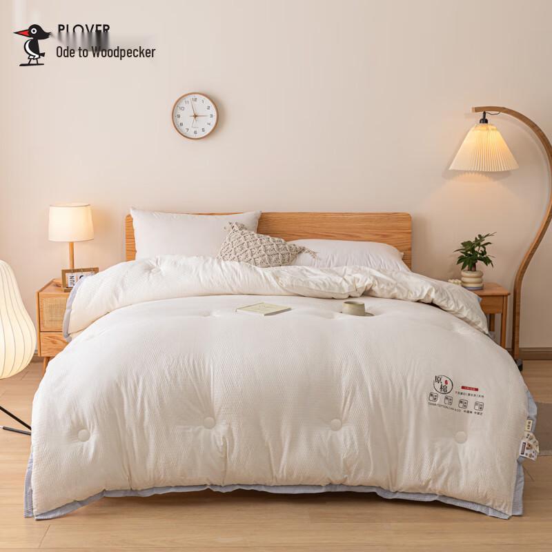 

Woodpecker All-Season Soy Fiber Seersucker Comforter