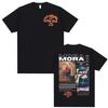Rapper Mora Lo Mismo Dela Otra Vez Tour 2025 Merch T-Shirts Unisex Mode Hip Hop Vintage T-Shirt Unisex Kurzarm-T-Shirt Oberteile