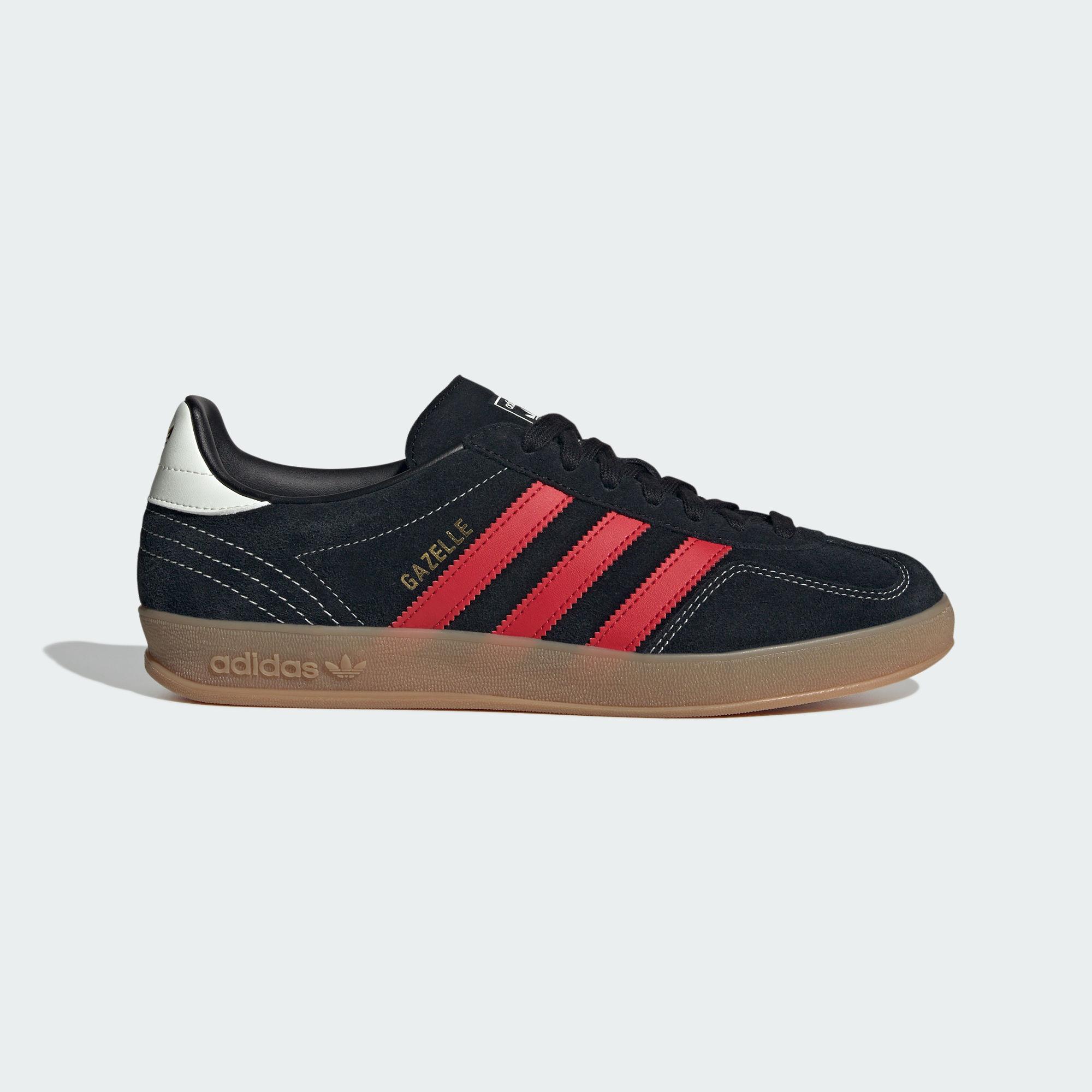 adidas Gazelle Indoor Black Better Scarlet Gum 39