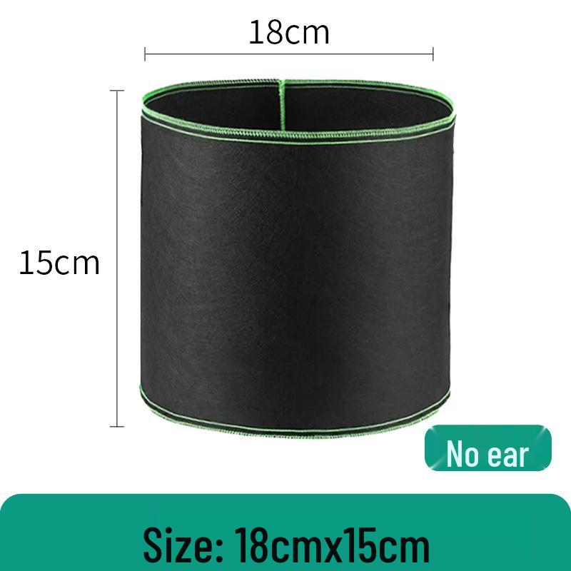 Round Thickened Non-Woven Planting Bag for Flowers and Vegetables 
