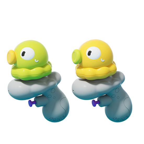 

Мультяшный Осьминог Акула Водяной Пистолет для Детей Мини Сжимаемая Игрушка для Ванны Бассейна Игр на Открытом Воздухе Безопасная Веселая Летняя Игрушка для Малышей Детей B