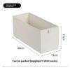 Clothing Storage Box With Foldable Design For Bedroom Organization