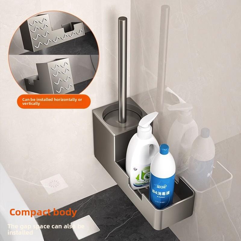 Household Toilet No-punch Cleaning No-dead-end Shelf