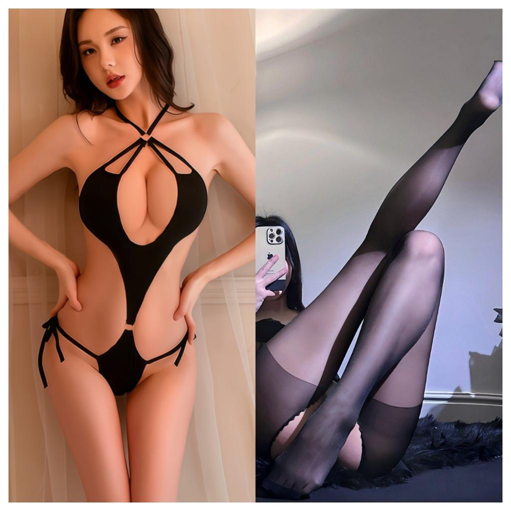 Sexy Lingerie Sexy Neck Buckle Cosplay Beautiful Back Hollowed Out Pure Desire Night Girl Cheongsam Flirting Uniform