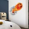 3D Three-dimensional Basketball Wall Sticker Background Wall Sticker Decoration Sticker Children's Wall Sticker Car Sticker Creativity