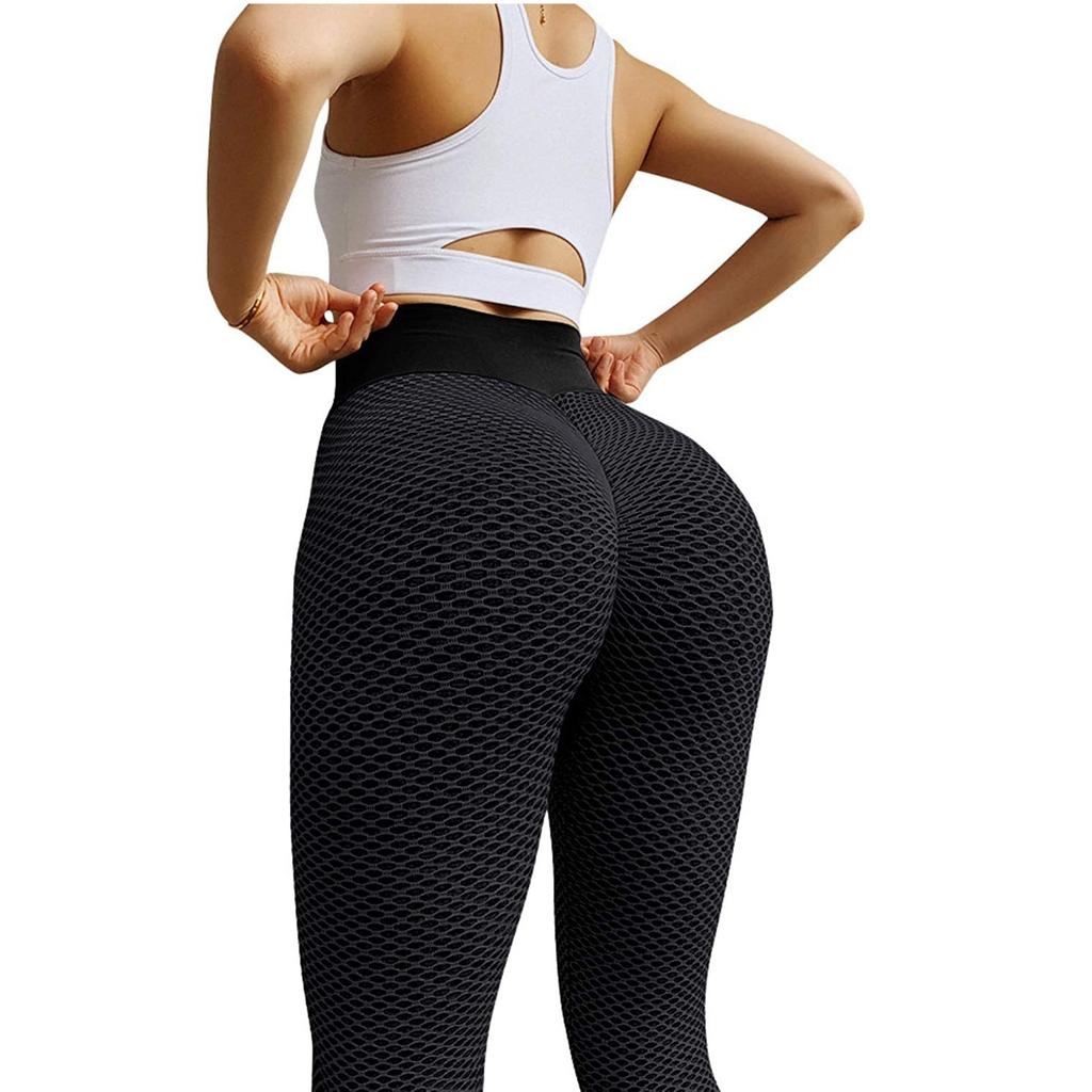 Stretch-Yoga-Leggings für Damen, Fitness, Laufen, Fitnessstudio, Sport, volle Länge, aktive Hose
