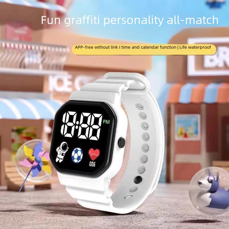LED Astronaut C3-12 Fashion Digital Sports Watch for Students and Children