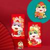 6pcs Blessing Chinese New Year Money Bag Hongbao Good Luck Red Pocket  Celebration Party