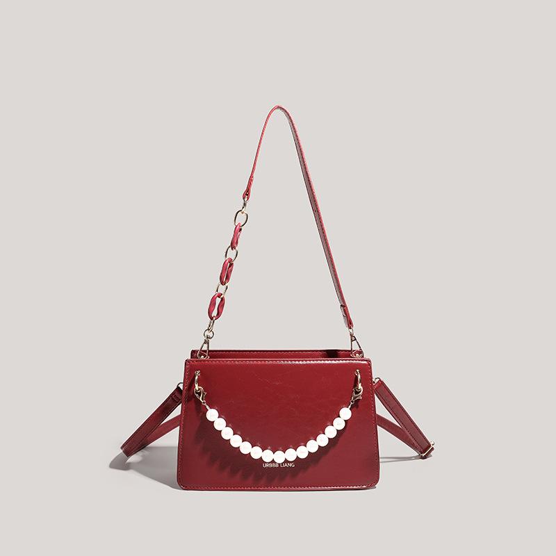 Premium small bag women's bag new bridesmaid bag portable messenger bag red wedding and bride bag