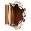 Coach Clark 33 Drawstring Closure Leather Backpack Large Women backpack Ivory CCF89-QBIY