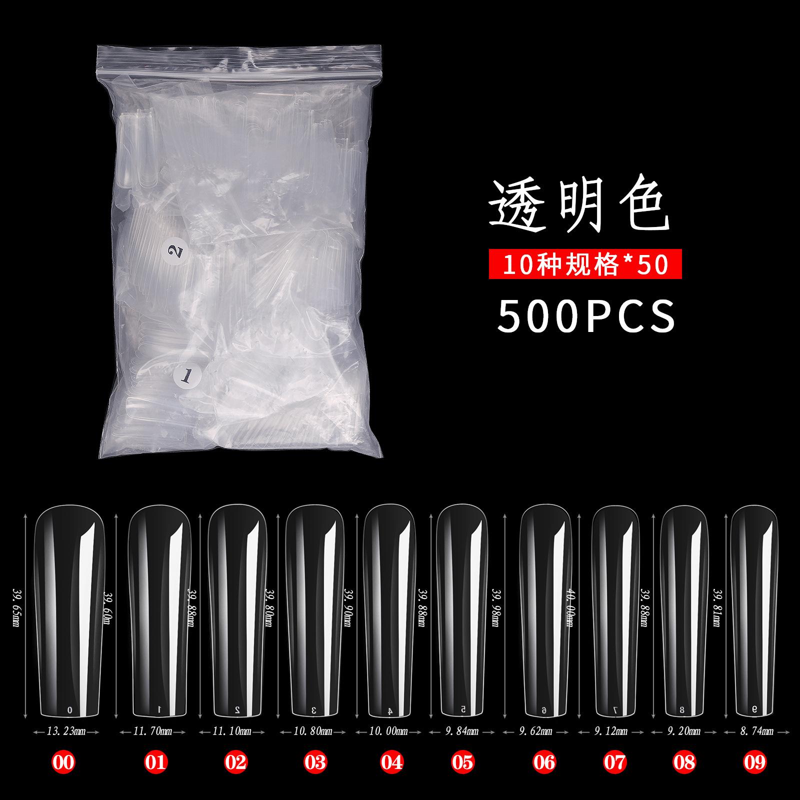 

Японские маникюрные планшеты с квадратной головкой, длинные, 2023, расширенные, Xxl, балетные маникюрные планшеты, упакованные в пакеты для ногтей