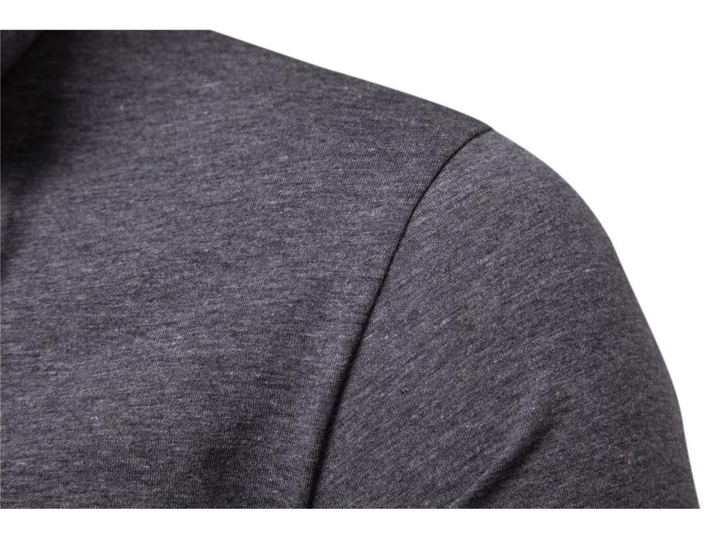 Men's Winter 2021 Skull Print Hoodie with High Collar and Long Sleeves