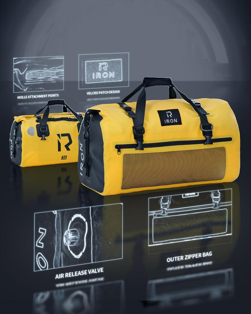 Touring Bag Motorcycle Seat Bag Fully Waterproof Large Capacity Carrier Bag Motorcycle Outdoor Duffel Bag