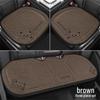 Cartoon Linen Car Seat Cushion – Universal Fit for Rear Driver Seat, Four Seasons