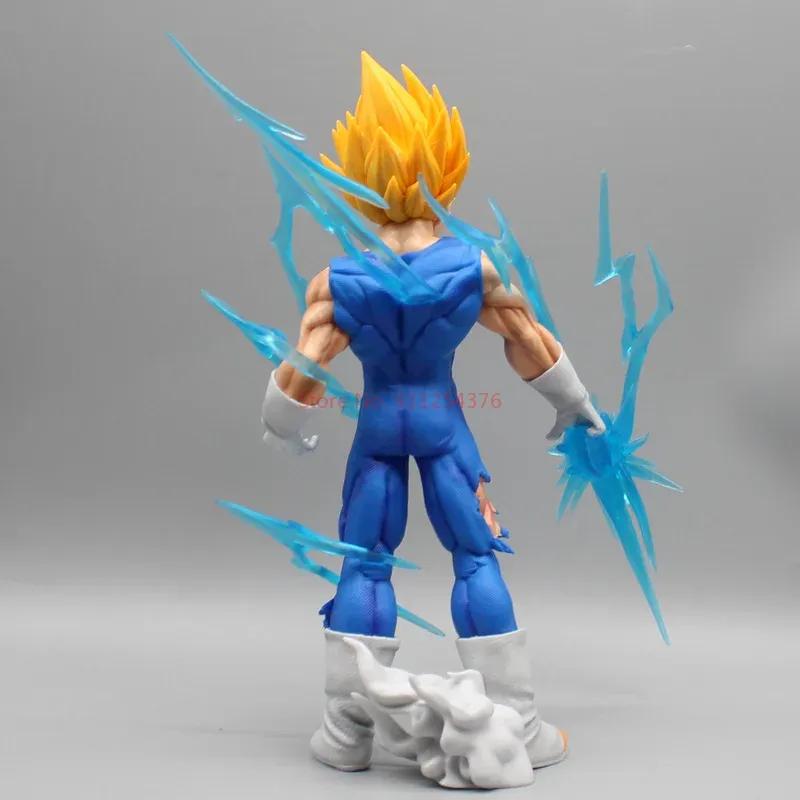 26cm Dragon Ball Z Anime Figure Gk Vegeta Super Saiyan Self Destruct Pvc Statue Model Action Doll Collection Decoration Toy Gift