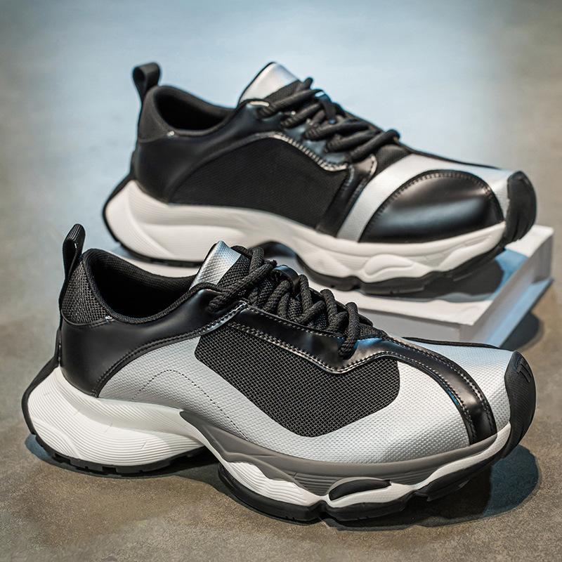 Divatos Férfi Cipők Kényelmes Ütéselnyelő Férfi Futócipők Légáteresztő Kopásálló Férfi Alkalmi Cipők