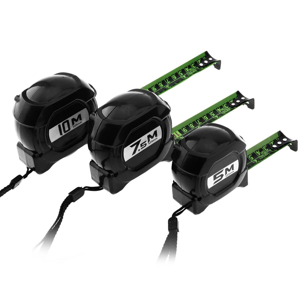 5-10M Self Locking Fluorescent Tape Measure Heavy Duty Professional Construction DIY