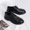 Fashion Mens Luxury Brogue Leather Dress Shoes Business Oxford Shoes Evening Dress Wedding Shoes Plus Size 38-44 Black Brown