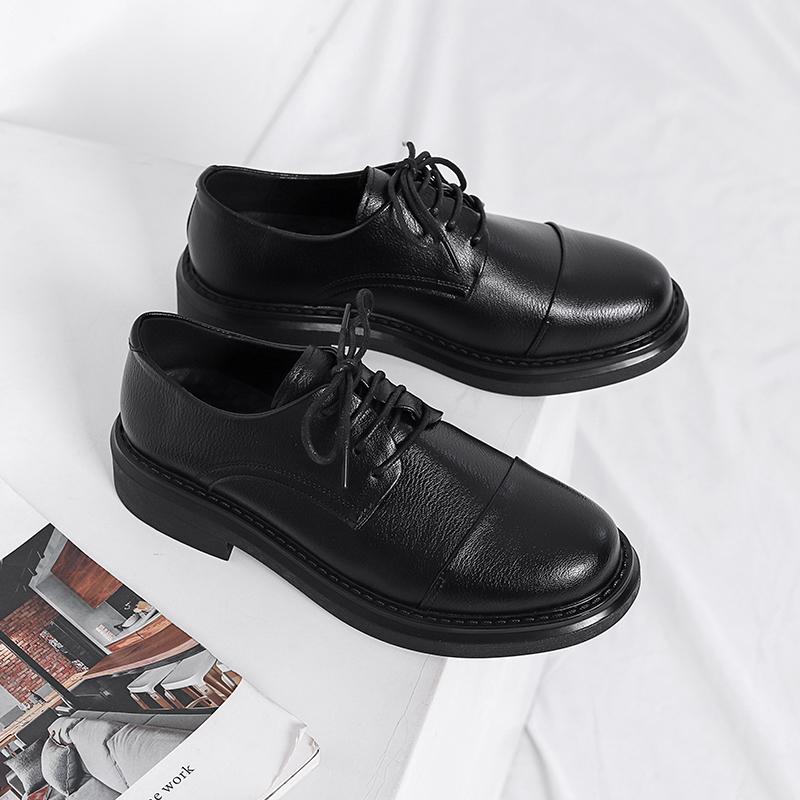 Fashion Mens Luxury Brogue Leather Dress Shoes Business Oxford Shoes Evening Dress Wedding Shoes Plus Size 38-44 Black Brown