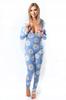 Women's Pajamas Valentine's Day Gift For A Girl Unzipped Daisy Xl