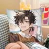 1Pc Cute Link Click Cheng Xiaoshi Pillow Case Fashion Square Pillowcase Bedroom Sofa Room Ins Decoration Leisure