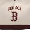 New MLB Cotton Tote Bag, Shopping Bag, Shoulder Bag Regular Unisex Red & Brown & Cream 3AORV015N