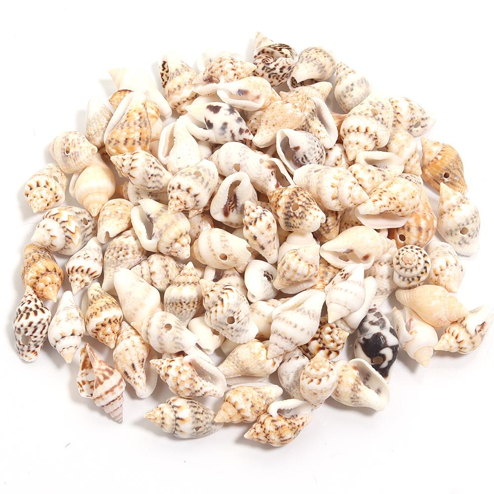 30g/lot 7-12mm Flower Snail Shell Shape Beads For Jewelry Making Loose Conch Pendant Beads DIY Necklace Phone Chains Accessories