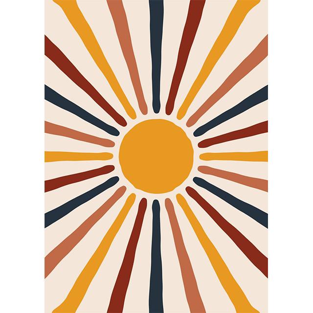 Abstract Boho Celestial Collection Prints Poster Canvas Painting Modern Wall Art Picture For Living Room Bedroom Home Decoration