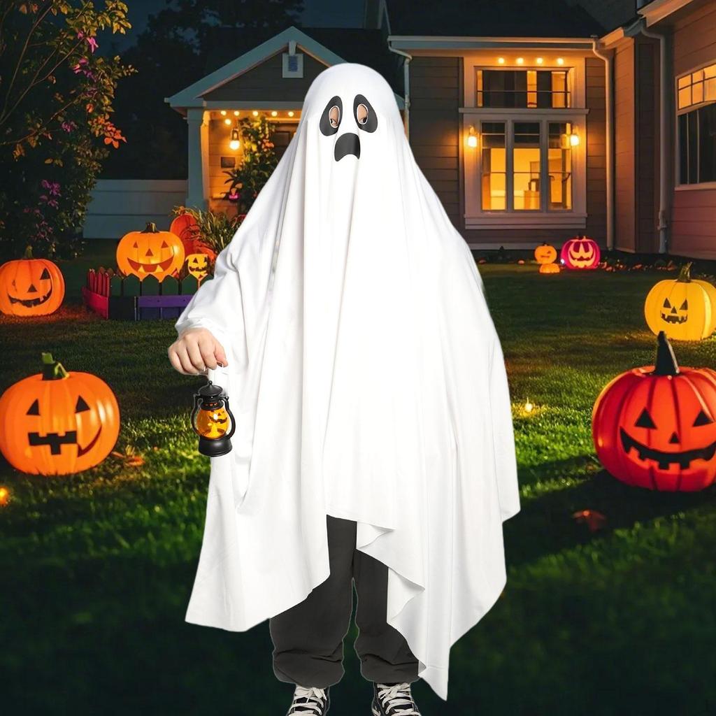 Child Costume Cape Fancy Dress Masquerade Accessory Soft Polyester for Carnival Halloween Party Role