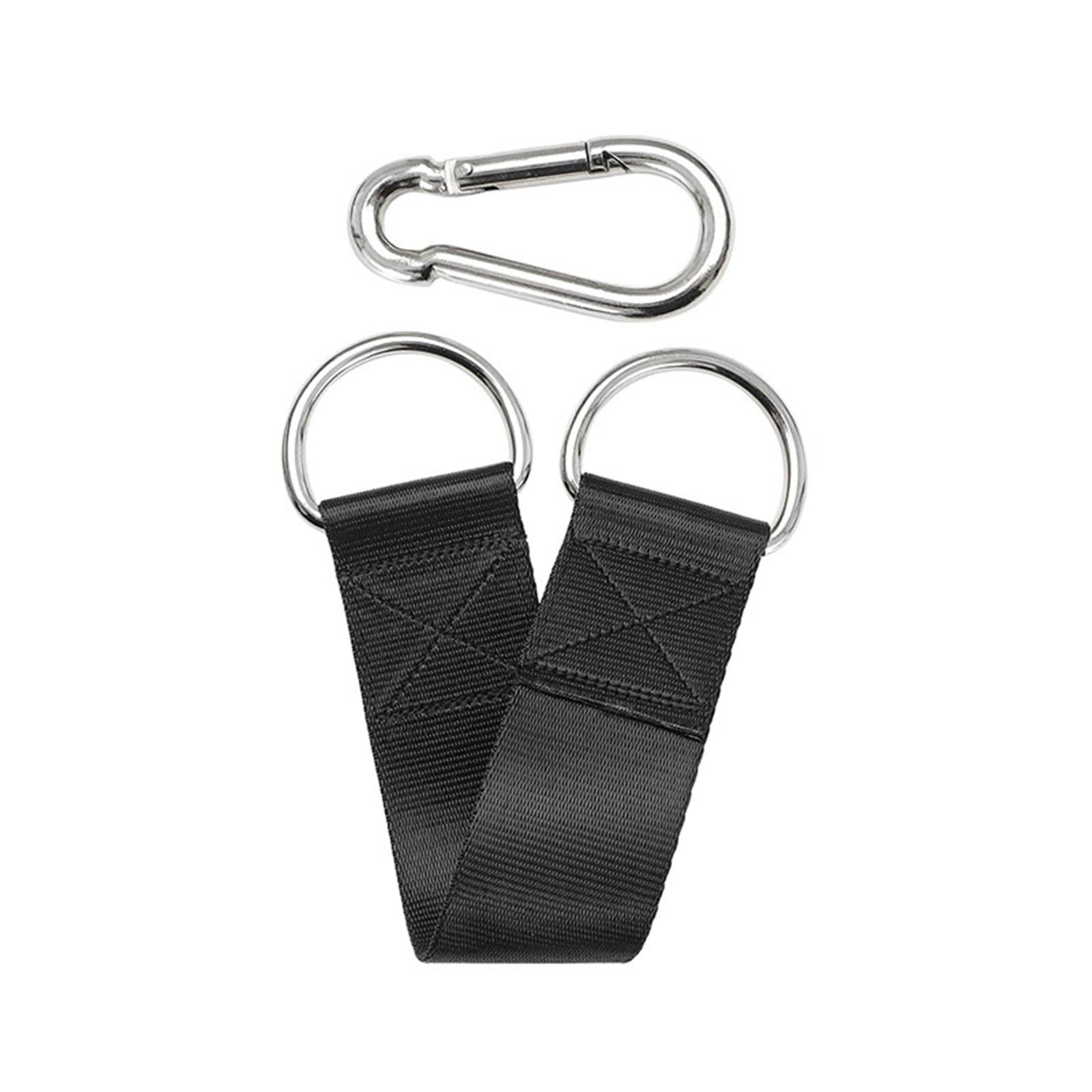 

Heavy Duty Lock Carabiners Swing Strap, Fast and Easy to Hanging Hammocks Tree Swing Hanging Strap Outdoor Swing Strap 30cm