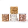 10Yards Sequins Chain Gold Silver Color Metal Copper Cross Chains For DIY Jewelry Making Necklace Bracelet Components Findings