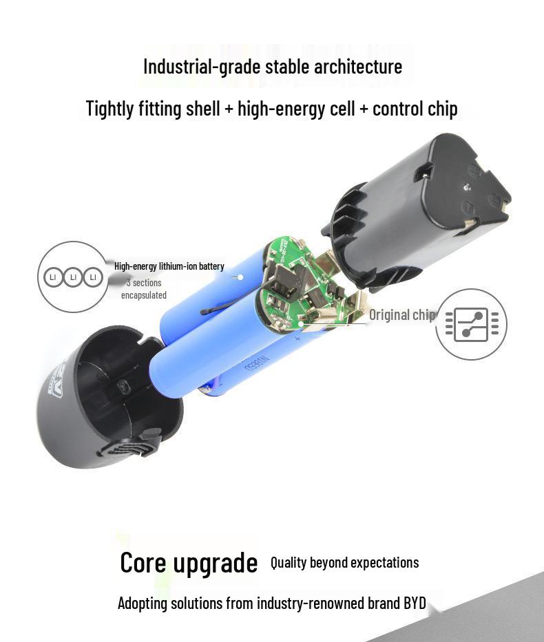 12V/16.8V Rechargeable Electric Drill with Lithium Battery & Charger, Cordless Hand Screwdriver