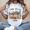 New My First Adventure To Universal Studios Fashion Women's Cotton T-shirt Casual Travel Top