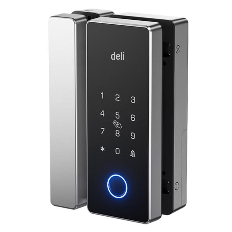 Deli Smart Fingerprint Glass Door Lock