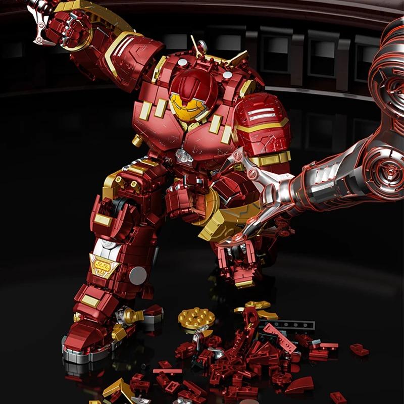 Superheroes Moc Building Blocks 2600+Pcs Marvel Iron Man Bricks Set Room Ornament Diy Toys Christmas Gifts For Kids Boys Adult