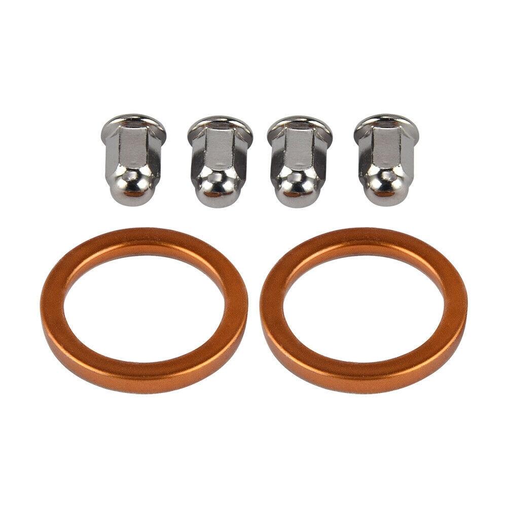 Accessries Exhaust Gaskets For Honda CB500/550 VF500/700/750 M6 Acorn Nuts Parts