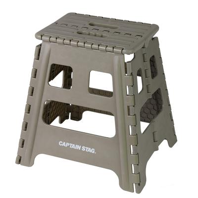 [Amazon.co.jp Exclusive] Captain Stag (CAPTAIN STAG) Folding Step Stool, Large, Khaki, UW-1514