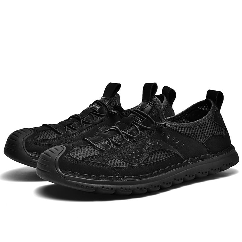 

Мужская повседневная обувь с дышащей сеткой, мужские лоферы, удобная обувь для вождения, мокасины, мужская обувь на плоской подошве 46 чёрный