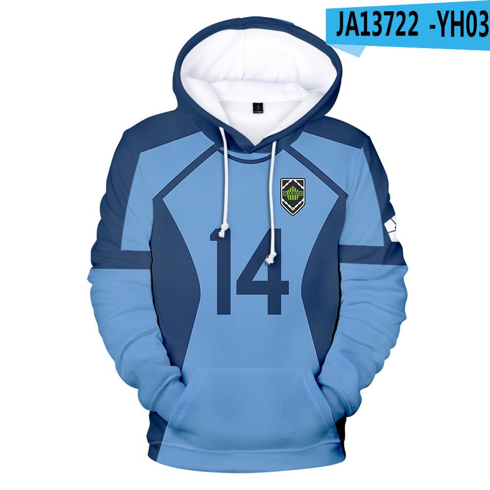 Anime BLUE Hoodies 3D Print Hoodie Men/women Long Sleeve Fashion Hooded Men Fashion Kids Hoodie Y2K Unisex Clothing