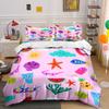Summer Beach Decor Set Soft Comfortable Duvet Cover Bedding Set Included 1*Duvet Cover & 2*Pillowcases Gift