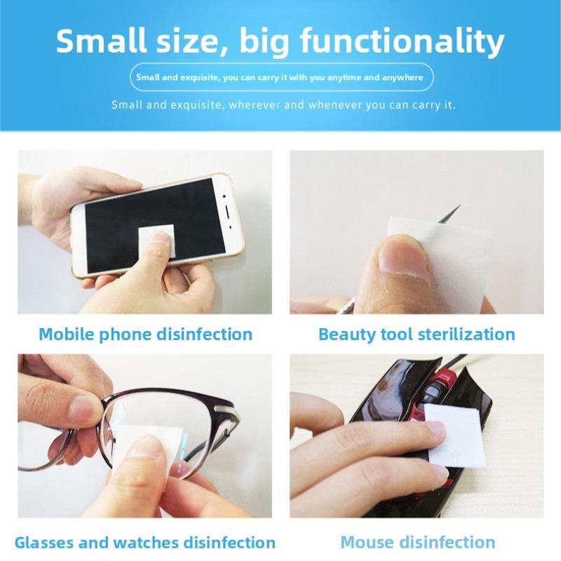 Single-use Care Alcohol Cotton Pads, 75% Alcohol Pads, Disinfectant Wipes, Wiping Towels, First Aid Kit Accessories, Individual Packaging