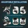 1/2Pcs Clamp Stainless Steel Pillar Hood Off Road Led Work Light Bar Holder Accessories Universal Car Mount Work Light Bracke