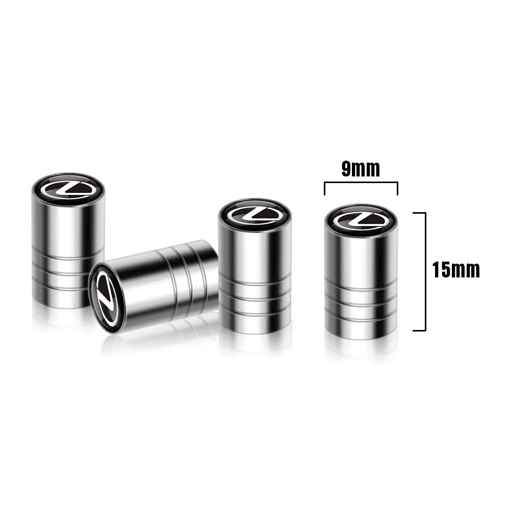 AHN4 Car Accessories Car Tire Valve Cover Wheel Air Protection Caps For Lexus CT200h NX300h RX300 RX330 EX300h F Sport IS RX NX ES LS