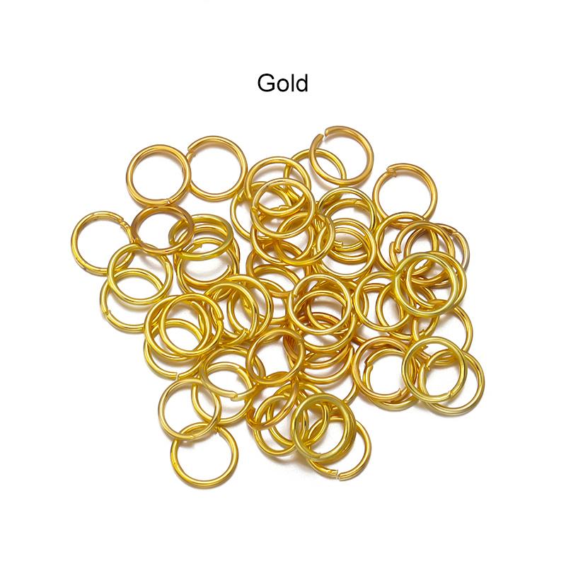 50-200pcs/Lot 3-20mm Open Single Loops Jump Rings Split Rings For Jewelry Finding Making DIY Accessories Connectors Supplies