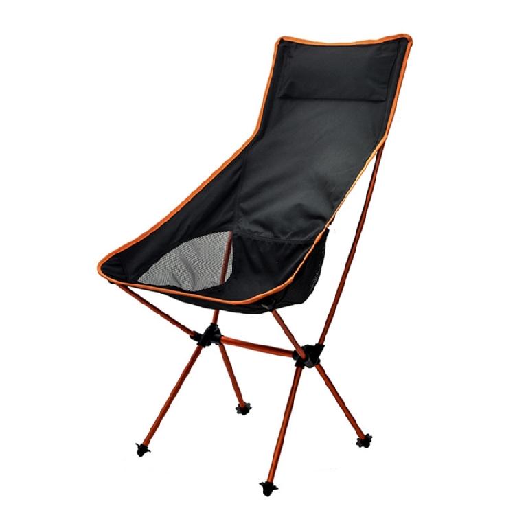 Outdoor Fishing Chair Compact Camp Backrest Chair Folding Fishing BBQ Chairs