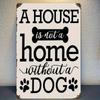 Metal Poster Wall Art Vintage Tin Sign Retro Farmhouse Decoration for Home Kitchen Bar Pet Gift