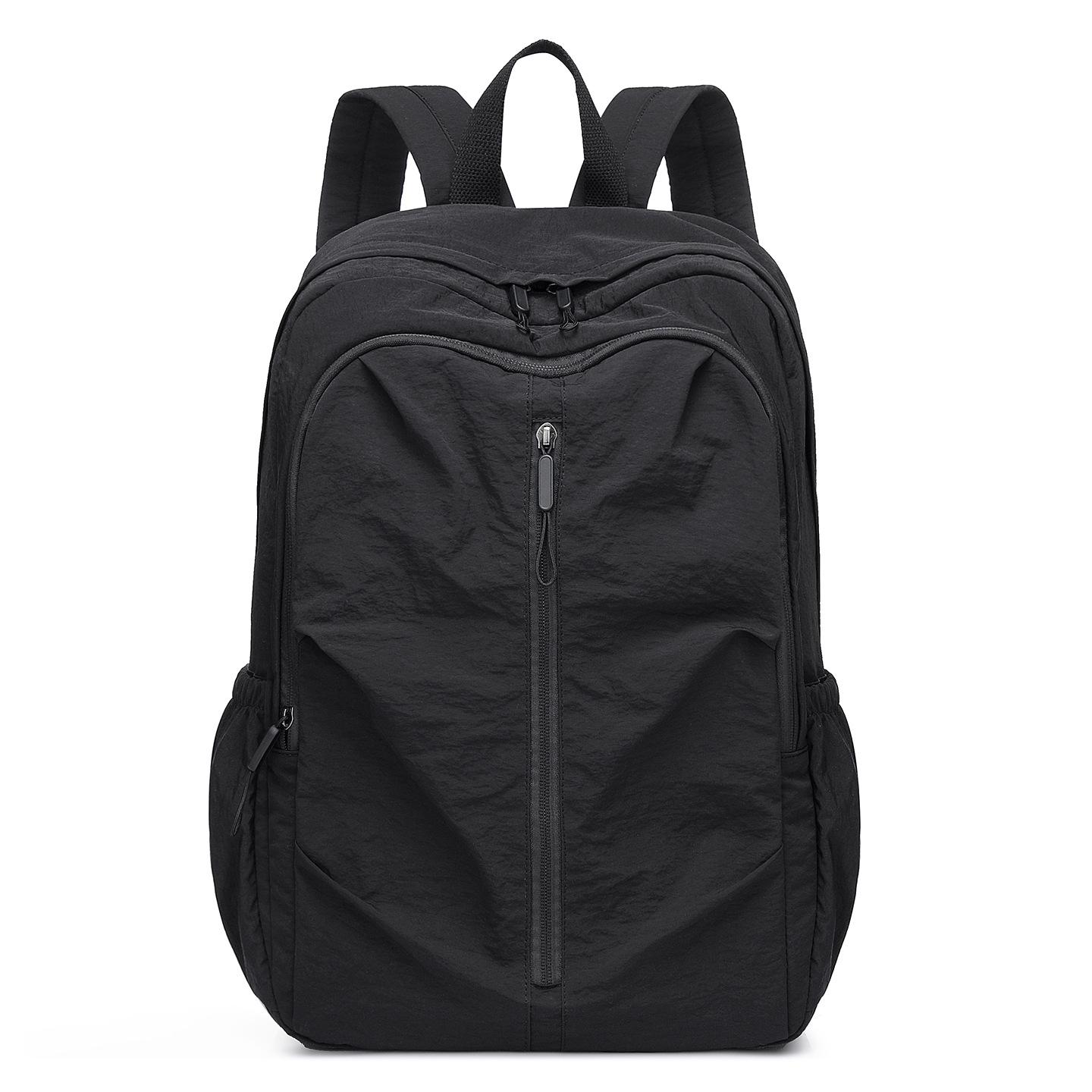 Student Minimalist Lightweight Travel Backpack with High Appearance Quality and Dual Shoulder Straps Coffee чёрный