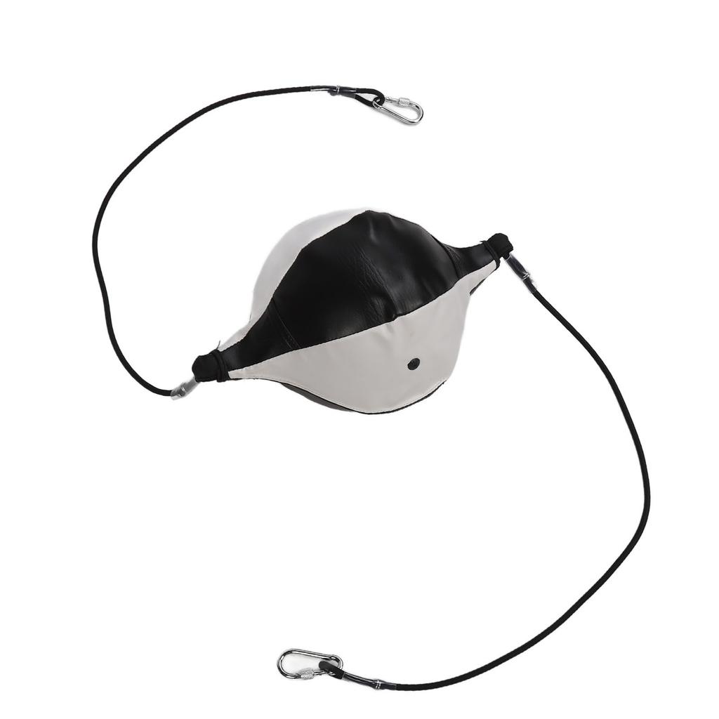 Double End Punching with Cord Inflator PU Leather Enhance Double End Speed Boxing Bag