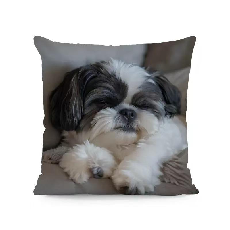 

2 шт. Яскрава наволочка з короткого плюшу в богемному стилі 45x45 см, імітація вишивки (Подушка не входить) 2pcs