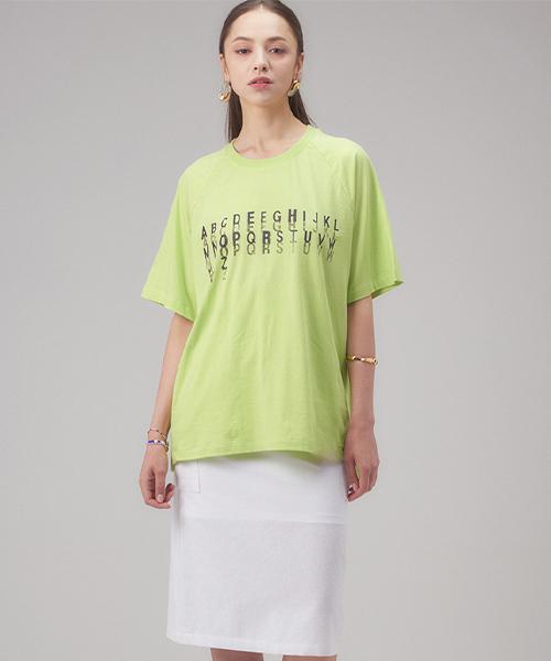 Rohe Apparel Raglan T-Shirt / Green Light Green/One Size